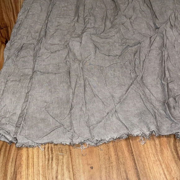 Oddy women’s dress Small 4 6 maxi hippy boho grey distressed lace flowy light - Picture 5 of 9